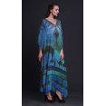 thumbnail image 3 of Phagun Mughal Kaftan Long de Plage pour Femmes Tenue de Plage Couvre-Maillot de Bikini Robe Maxi-4x-5x, 3 of 4
