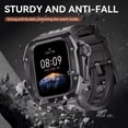 thumbnail image 2 of Mod Kit Stainless Steel Case for Apple Watch Series 10 46mm Rugged Metal Bumper Case Protective Wristband Replacement Band for iWatch 46 mm, 2 of 6