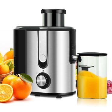 Costway Extracteur de Jus à Double Vitesse avec Goulotte d'Alimentation de 2,5 Pieds'