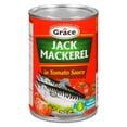 thumbnail image 1 of Grace Jack Mackerel Tomato Sauce, 425ml Can, 1 of 7