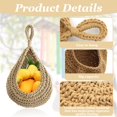 thumbnail image 3 of ZYNERY 4Pcs Hanging Mesh Storage Hanging Kitchen Baskets Set,Wall Hanging Vegetable Fruit Weave Storage with 6Pcs Hooks, 3 of 14
