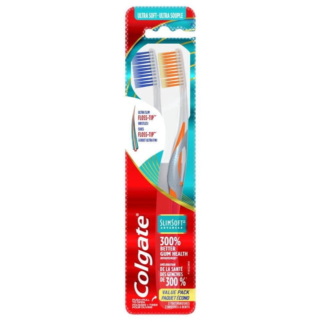 Colgate Slimsoft Advanced Brosse à Dents, Souple