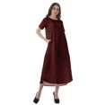 thumbnail image 2 of Moomaya Robes d'Été Imprimées pour Femmes à Manches Courtes en Coton Flex Robe de Soirée, 2 of 5