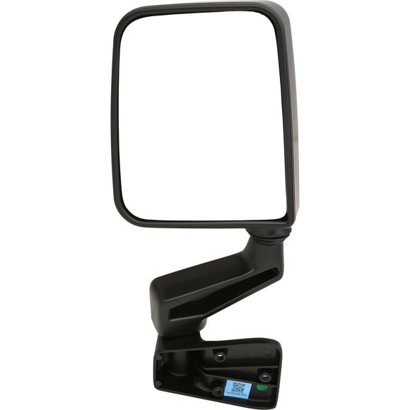 Dependable Direct Left Driver Side Black Non-Heated Folding Door Mirror Compatible with Jeep Wrangler (1994 1995 1996 1997 1998 1999 2000 2001 2002) - CH1320296