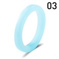 thumbnail image 3 of Women Resin Ring Fashion Solid Color All-match Finger Ring Knuckle Ring for Girl, 3 of 10