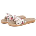 thumbnail image 3 of Pantoufles pour Femmes Pantoufles Sandales de Plage Femmes Féminin Nœud en Lin de Lin Sandales de Plage Chaussures de Plage Sandales Pantoufle, 3 of 9