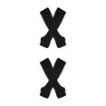 thumbnail image 3 of ZheElen Easy To Wear Over Knee Socks Highly Elastic And Durable Soft And Breathable Wide Application Polyester Easy To Match Black 2Set, 3 of 6