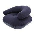 thumbnail image 3 of Luzkey Chaise Longue Gonflable Douce Chaise Longue Gonflable pour Cour, Intérieur, Chambre Bleu, 3 of 8