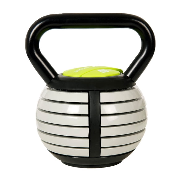 Haltère russe réglable 5 lb-40 lb GoZone – Noir/gris/vert