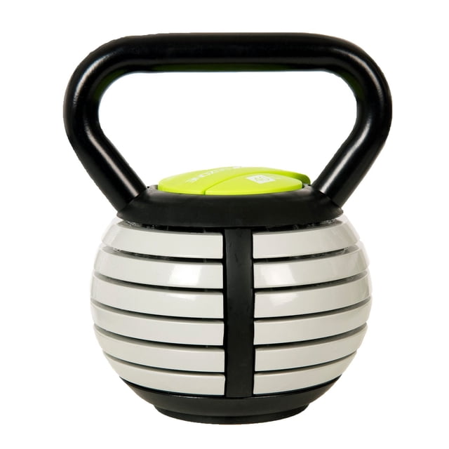 GoZone 5lb-40lb Adjustable Kettlebell – Black/Grey/Green