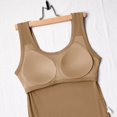 thumbnail image 4 of HNMKIU Longline Tank Tops For Leggings Women's Plus Size Solid Ribbed U Neck Tank Top With Built In Pads For Summer, 4 of 4