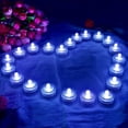 thumbnail image 2 of 24pcs Waterproof Wedding Submersible Battery LED Tea Lights Underwater Sub Lights, 2 of 4