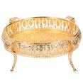 thumbnail image 1 of Metal Fruit Tray,Zinc Alloy Fruit Tray Food Tray Fruit Plates Extended Durability, 1 of 9