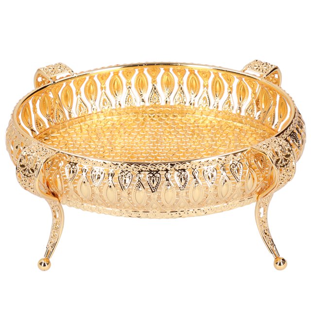 Metal Fruit Tray,Zinc Alloy Fruit Tray Food Tray Fruit Plates Extended Durability