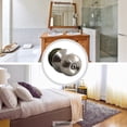 thumbnail image 4 of Door Knob Lockset Keyless Round Ball Style Handle Privacy Bedroom Bathroom Handle Lockset Stainless Steel Polished Door Knob Set Interior Lockable Door Handle, 4 of 6