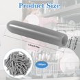 thumbnail image 2 of 100 PCS Dishwasher Rack Repair Kit, Universal Tine Prong Repair End Cover Caps, 1 inch Round Tips (Grey), 2 of 7