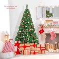 thumbnail image 3 of Gymax 6' Green Holiday Season Artificial PVC Christmas Tree Indoor Outdoor Stand, 3 of 10