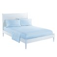 thumbnail image 2 of Topcobe Twin Size Solid Color Bed Sheet Set for Adults Teens, Light Blue, 2 of 4