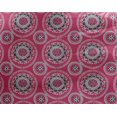 thumbnail image 4 of oneOone Georgette Viscose Fabric Floral Block Printed Fabric 1 Yard 42 Inch Wide, 4 of 4