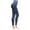 Navy, variant on Comfy Leggings - Women's Knitted Fleece Lined Leggings - High Waist Full Length, Soft Warm Winter Pants Tummy Control Leggings for Women - Gray - Plus Size
