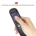 thumbnail image 4 of Yeacher Télécommande de Diffusion Sans Fil Contrôleur Intelligent IR de Remplacement pour Roku 1 2 3 4 LT HD XD TP Noir, 4 of 7