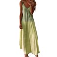 thumbnail image 2 of Gspmoly Robes pour Femmes, Camisole Décontractée Sans Manches à Encolure en V Imprimée, Robe Longue Maxi Débardeur, Robes d'Été pour Femmes jusqu'à 65 % de Rabais, 2 of 5