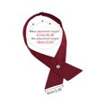thumbnail image 4 of INSPIRE CHIC Nœud Papillon Unisexe d'Uniforme Scolaire Uni à Boutons Réglables à Croisillons Rouge Vin Taille Unique, 4 of 6