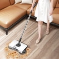 thumbnail image 1 of Chmadoxn Dorm Room Essentials, Hand Push Sweeper, Household Hand Sweeping Machine, Non Sweeper Mop Dustpan Floor Cleaning Tools For Cleaning Hair, Fruit Shell, Etc - Angle Changable Hand Push Sweeper, 1 of 9