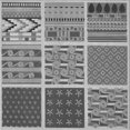 thumbnail image 1 of Ahgly Company Tapis d'Intérieur Lavable en Machine Carré Gris Nuage Gris, 6 Pieds Carré, 1 of 7