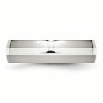 thumbnail image 3 of Stainless Steel Sterling Silver Inlay 6mm Polished Band Size 12, 3 of 6