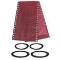 thumbnail image 2 of Recliner Replacement Fabric Breathable Chair Lounge Chair Reclining Cloth for Red Flower + Rope, 2 of 7