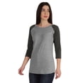 thumbnail image 4 of Inkmeso Womens Color Block Raglan Quarter Sleeve TShirt Baseball Tee Casual Sports Jersey Top, 4 of 8
