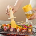 thumbnail image 1 of Oil Dispenser Bottle With Basting Brush for Grilling Baking and Frying, Food Grade Refillable Kitchen Oil Brush, 1 of 6