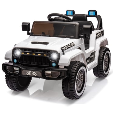 CazToi Dual Powerful 35W Motors 12V Kids Ride on Truck Car with Remote Control & Spring Suspension