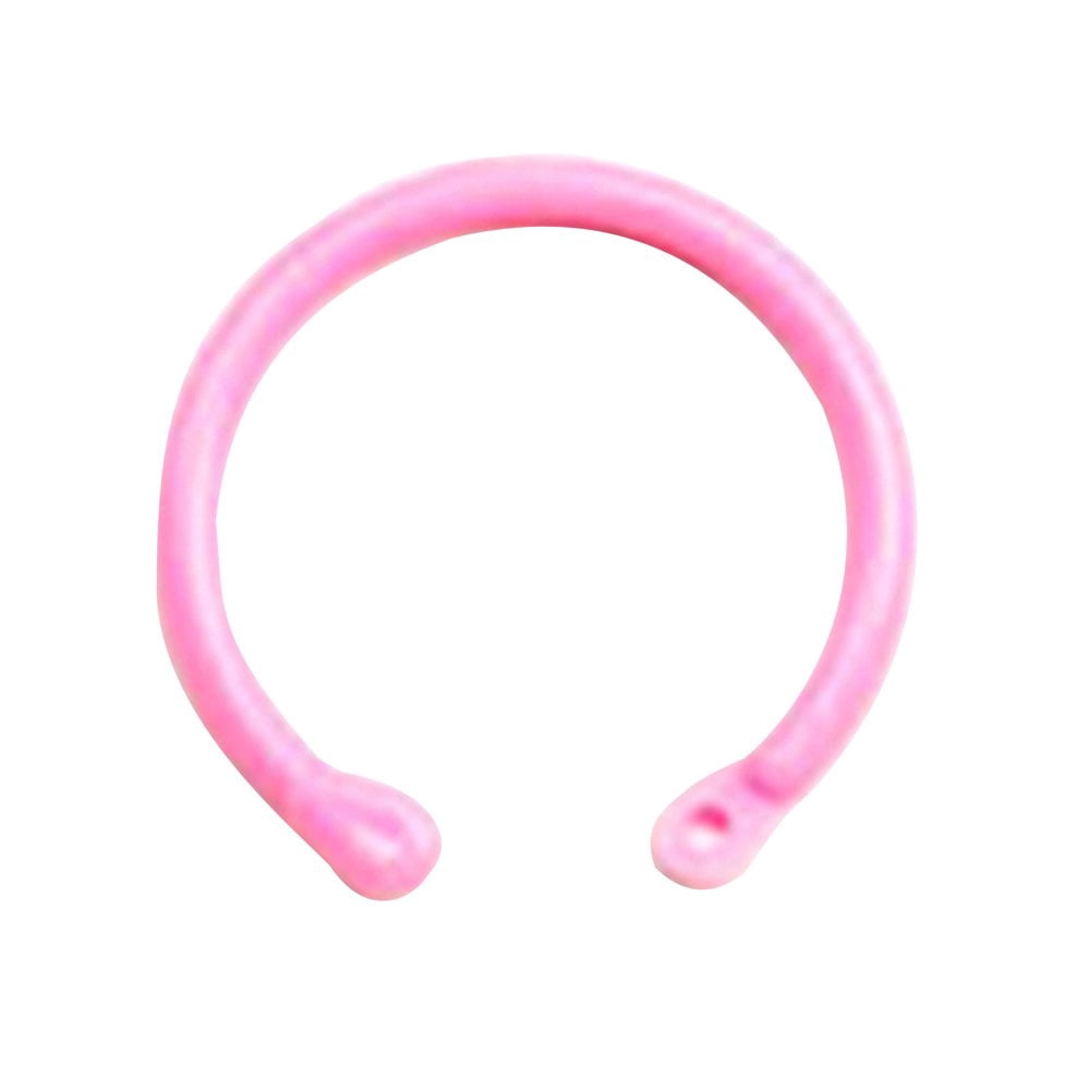 MesaSe 30Pcs Binding Ring Candy Color Hole Plastic Binding Ring Coil Binder Hoop Holder Tool for Loose Leaf