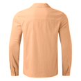 thumbnail image 5 of 2025 Combinaison Décontractée Unie d'Été pour Homme Grande Taille Chemise Ample à Manches Courtes Boutonnée Col Rabattu pour Homme Grande Chemise à Manches Courtes Longues, 5 of 5