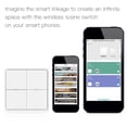 thumbnail image 2 of Mistaha Wireless Scene Switch Push Button Smart Switch Wall Panel Battery Powered Tuya/ Smart Life APP Remote Control for Smart Home Devices(ZigBee Hub Required), White 1 Gang, 2 of 8