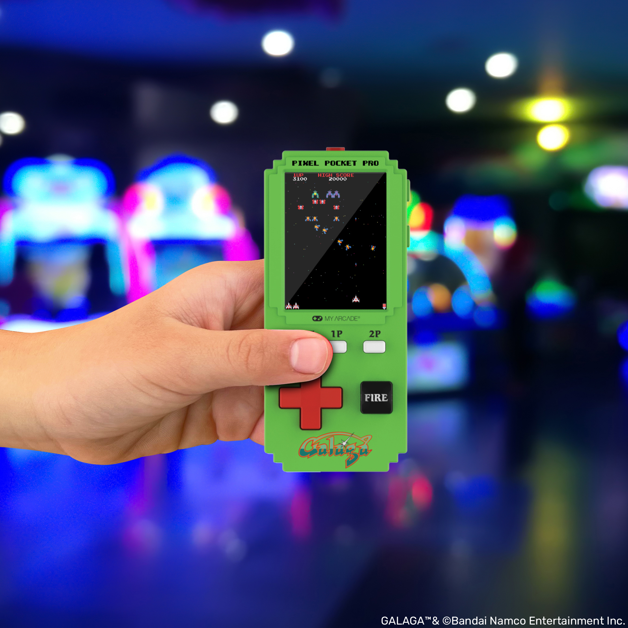 My Arcade Galaga Pixel Pocket Pro