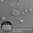 thumbnail image 5 of Rideau de Douche Gris Rideaux de Douche Gris et Blanc Ombrés pour Salle de Bain Hôtel de Luxe Spa, Lavable à la Machine, Rideau de Salle de Bain Décoratif, Lin Gris Texturé – Rideau de Douche, 5 of 5