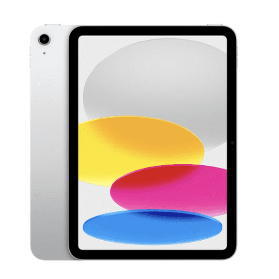 Apple iPad 11 Pouces : Puce A16, Modèle 11 Pouces, Écran Liquid Retina, 256 Go, Wi‐Fi 6, Caméra avant 12 Mpx/caméra Arrière 12 Mpx, Touch ID, Autonomie d'Une Journée - Argent Remis en Boîte Blanche