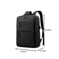 thumbnail image 3 of RXIRUCGD Business Laptop Backpack, 16.5 Inch Travel Laptop Bag Rucksack with USB Charging Port, Water-Resistant Bag Daypack for Work Anti-Theft College Computer Men Women Backpack, Black, 3 of 6
