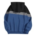 thumbnail image 4 of IMENGL Automne Hiver Col Roulé Col Montant Ajusté Chandail Tricoté de Base, Bleu G, Taille M-3TG, 4 of 5