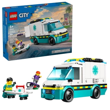 LEGO City Great Vehicles L'ambulance d’urgence 60451 Ensemble de construction (184 pièces)