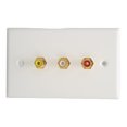 thumbnail image 4 of 3 Plaque Murale, Plaque Murale Plaquée Or pour Set Top Boxes pour Home Cinéma AV, 4 of 8