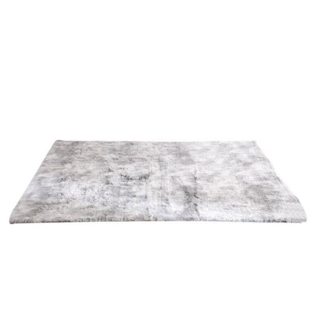 Luxury Silver Fluffy Area Rugs Shag Indoor Nursery Rug (4 Ft X 6 Ft)