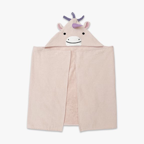 Mainstays Kids Hooded Towel, Soft & Durable, 100% Cotton, Unicorn