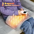thumbnail image 2 of Electric Heating Pad for Back Neck Shoulder Pain Relief Auto-Off Machine Washable Warm Blanket 60/100CM 30CM EU Plug, 2 of 6