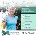 thumbnail image 4 of Orthofeet Women's Orthopedic Rose Knit Kita Hands-Free Sneakers Size 7.5, 4 of 5