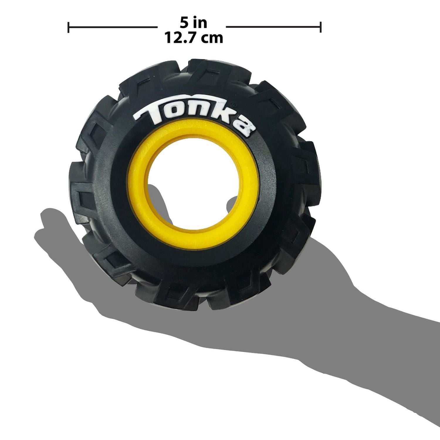Pneu Seismic Tonka avec ouverture pour gâteries, 12,7 cm (5 po)