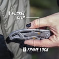 thumbnail image 2 of Gerber Paraframe I, 5,6 cm  Plain Edge Blade, Folding Knife with Clip, Stainless Steel Blade, 2 of 6